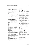 Preview for 94 page of Sony STR-DN1030 Operating Instructions Manual