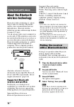 Предварительный просмотр 78 страницы Sony STR-DN1040  Guide Operating Instructions Manual