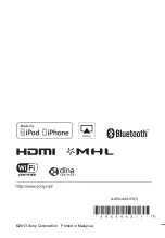 Предварительный просмотр 136 страницы Sony STR-DN1040  Guide Operating Instructions Manual