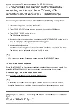 Предварительный просмотр 126 страницы Sony STR-DN1060 Parts And Controls