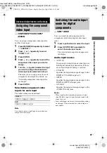 Предварительный просмотр 35 страницы Sony STR-DV10 - Fm Stereo/fm-am Receiver Operating Instructions Manual