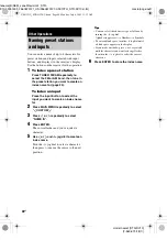 Предварительный просмотр 40 страницы Sony STR-DV10 - Fm Stereo/fm-am Receiver Operating Instructions Manual