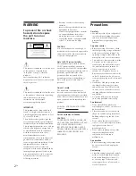 Preview for 2 page of Sony STR-GA7ES Operating Instructions Manual