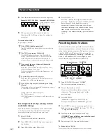 Preview for 12 page of Sony STR-GA7ES Operating Instructions Manual