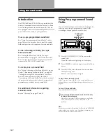 Preview for 16 page of Sony STR-GA7ES Operating Instructions Manual