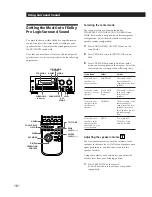 Preview for 18 page of Sony STR-GA7ES Operating Instructions Manual