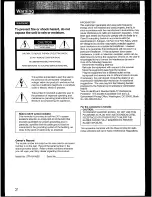 Предварительный просмотр 2 страницы Sony STR-GX49ES Operating Instructions Manual