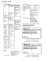 Предварительный просмотр 2 страницы Sony STR-GX57ES Service Manual