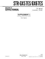 Предварительный просмотр 39 страницы Sony STR-GX57ES Service Manual