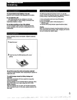 Предварительный просмотр 5 страницы Sony STR-GX59ES Operating Instructions Manual