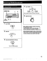 Предварительный просмотр 15 страницы Sony STR-GX59ES Operating Instructions Manual