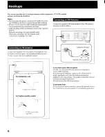 Предварительный просмотр 6 страницы Sony STR-GX800ES - Fm Stereo Fm-am Receiver Operating Instructions Manual