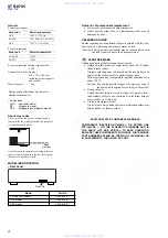 Предварительный просмотр 2 страницы Sony STR-K785 Service Manual