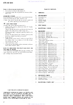 Preview for 2 page of Sony STR-KS1200 Service Manual