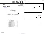 Предварительный просмотр 79 страницы Sony STR-KS2000 - Blu-ray Dvd Receiver Component Service Manual