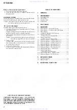 Предварительный просмотр 2 страницы Sony STR-KS500 Service Manual