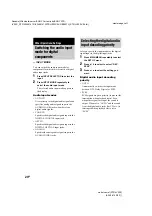 Preview for 20 page of Sony STR-LV500 Operating Instructions Manual