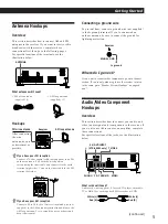 Предварительный просмотр 5 страницы Sony STR-SE381 Operating Instructions Manual