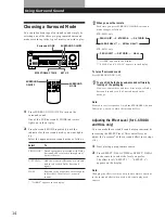 Предварительный просмотр 14 страницы Sony STR-SE381 Operating Instructions Manual