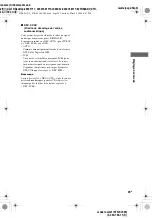 Preview for 69 page of Sony STR-SL500 Operating Instructions Manual