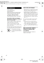 Preview for 84 page of Sony STR-SL500 Operating Instructions Manual