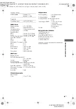 Preview for 165 page of Sony STR-SL500 Operating Instructions Manual