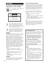 Preview for 2 page of Sony STR-SL7 - Fm Stereo/fm-am Receiver Operating Instructions Manual