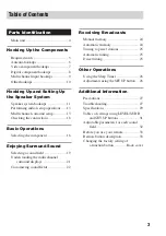 Preview for 3 page of Sony STR-SL7 - Fm Stereo/fm-am Receiver Operating Instructions Manual