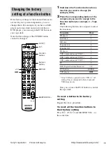 Preview for 36 page of Sony STR-SL7 - Fm Stereo/fm-am Receiver Operating Instructions Manual