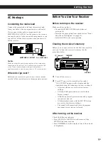 Предварительный просмотр 9 страницы Sony STR-V424 Operating Instructions Manual