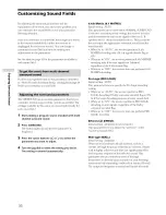 Предварительный просмотр 36 страницы Sony STR-V555ES - Fm Stereo/fm-am Receiver Operating Instructions Manual