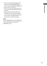 Предварительный просмотр 17 страницы Sony STRDG920 - STR AV Receiver Operating Instructions Manual