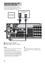 Предварительный просмотр 20 страницы Sony STRDG920 - STR AV Receiver Operating Instructions Manual