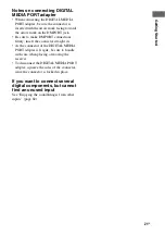 Предварительный просмотр 21 страницы Sony STRDG920 - STR AV Receiver Operating Instructions Manual