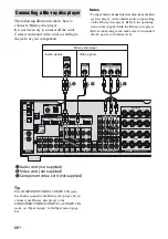 Предварительный просмотр 28 страницы Sony STRDG920 - STR AV Receiver Operating Instructions Manual