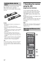 Предварительный просмотр 36 страницы Sony STRDG920 - STR AV Receiver Operating Instructions Manual