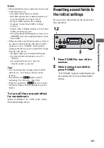 Предварительный просмотр 55 страницы Sony STRDG920 - STR AV Receiver Operating Instructions Manual