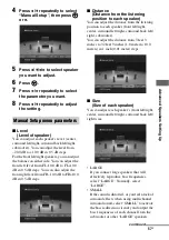 Предварительный просмотр 57 страницы Sony STRDG920 - STR AV Receiver Operating Instructions Manual