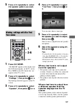 Предварительный просмотр 59 страницы Sony STRDG920 - STR AV Receiver Operating Instructions Manual