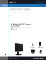 Sony STYLEPRO SDM-S95AS Brochure & Specs preview