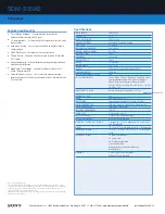 Preview for 2 page of Sony STYLEPRO SDM-S95AS Brochure & Specs