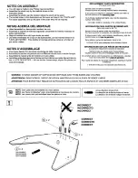 Предварительный просмотр 3 страницы Sony SU-32XBR45 Assembly Instructions Manual