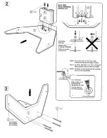 Предварительный просмотр 4 страницы Sony SU-32XBR45 Assembly Instructions Manual