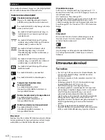 Preview for 104 page of Sony SU-600MD Instructions For Use Manual