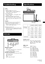 Предварительный просмотр 11 страницы Sony SU-B400S Instructions Manual