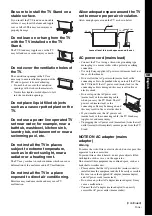 Предварительный просмотр 3 страницы Sony SU-B401S Manual