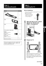 Предварительный просмотр 3 страницы Sony SU-B463S Instructions Manual