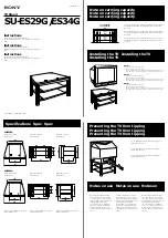 Sony SU-ES29G Instructions preview