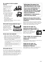 Preview for 25 page of Sony SU-FL61 Instructions Manual