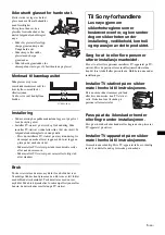 Preview for 55 page of Sony SU-FL61 Instructions Manual